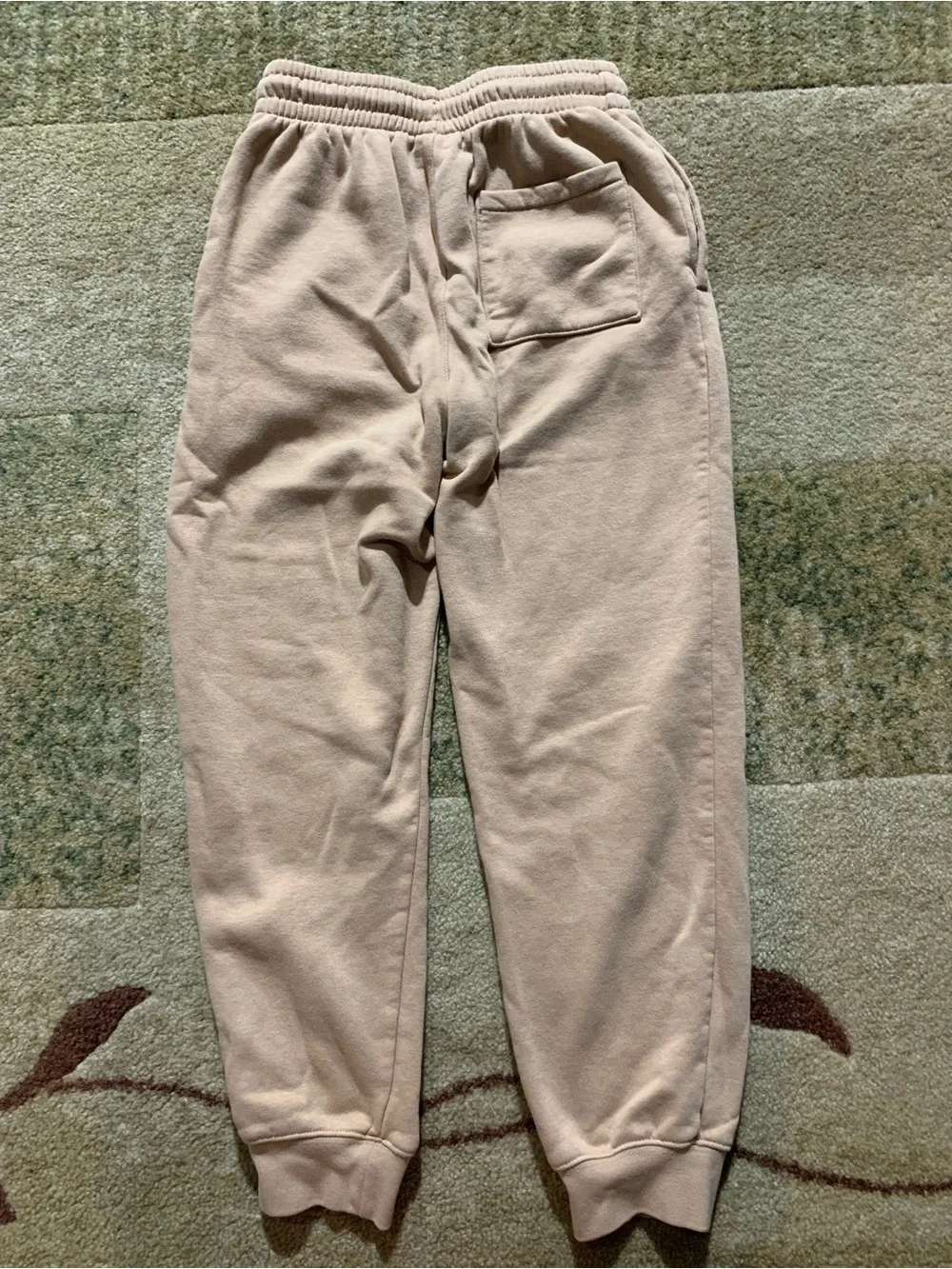 Jordan Kids Tan Fleece Joggers with White Jumpman
